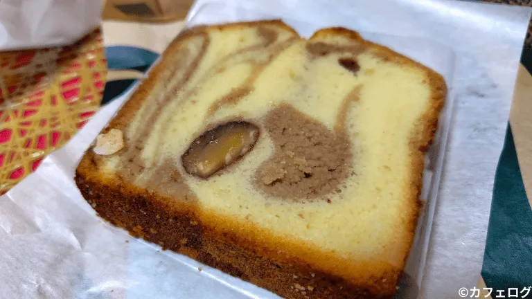 マロンパウンドケーキ